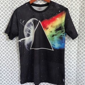 Aldeaone Pink Floyd cotton spandex concert‎ tee